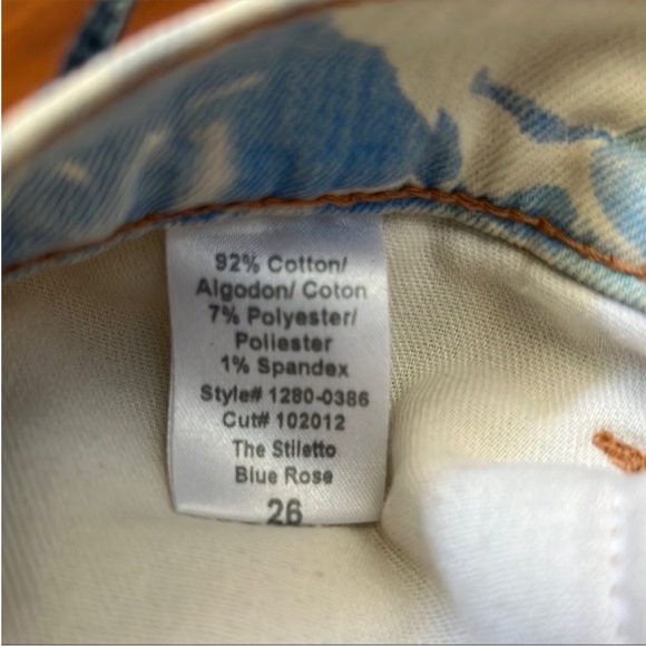 Anthropologie Current Elliot The Stiletto in Blue Rose - Picture 7 of 10